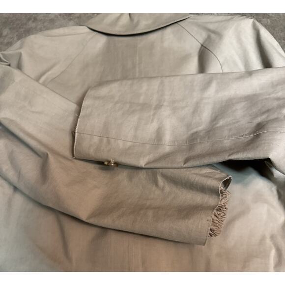 Algo Commuter Jacket Tan Long Sleeve Button Up W/Pockets Womens 34/US 2 - Picture 7 of 9